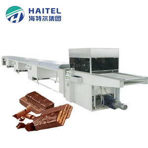 Tự động công nghiệp khuyến mại SUS ngày đồ ăn nhẹ sô cô la lớp phủ enrobing máy để bán - Product Image 1