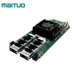 Maituo OEM sever <span class=keywords><strong>LAN</strong></span> <span class=keywords><strong>Card</strong></span> Gigabit <span class=keywords><strong>Ethernet</strong></span> giao diện Nic Intel E810 2x100 gam qsfp28 <span class=keywords><strong>Network</strong></span> Adapters 100GB Cổng mạng tốc độ - Product Image 1