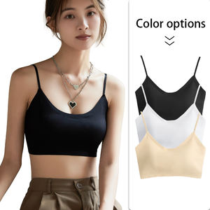 Soutien-gorge sans armatures à couvrance totale pour femme, dos nu, sportif, en tissu soie glacée, motif uni, <span class=keywords><strong>de</strong></span> l'usine chinoise <span class=keywords><strong>de</strong></span> sous-vêtements Madam - Product Image 3