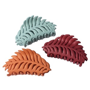 9,5 CM elegante Hoja mate <span class=keywords><strong>Cola</strong></span> <span class=keywords><strong>de</strong></span> <span class=keywords><strong>Caballo</strong></span> pinzas para el cabello señoras accesorio para el cabello para mujeres hechas <span class=keywords><strong>de</strong></span> plástico - Product Image 5