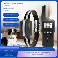 Nouvel appareil d'entraînement pour chien intelligent, étanche IPX7, en ABS, résistant aux chocs, télécommandé, avec plusieurs modes et fonction anti-aboiement