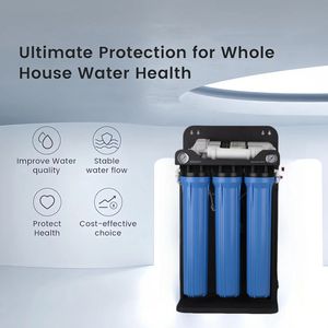 ระบบกรองน้ำแบบ Reverse Osmosis รุ่น High Flow 800G พร้อมอุปกรณ์บำบัดน้ำ OEM เครื่องกรองน้ำสำหรับใช้ในเชิงพาณิชย์ โรงแรม  ระบบทำความสะอาดตัวเอง  กำลังการกรอง 800 GPD - Product Image 1