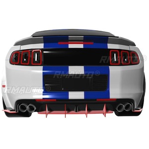 For Ford Mustang GT350 GT500 2013-2014 <strong>Car</strong> Rear Bumper Lip Splitter <strong>Diffuser</strong> Body Kit Bumper Guard <strong>Protector</strong> <strong>Car</strong> Accessories - Product Image 3