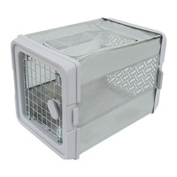 Cage de transport pliable et imperméable pour chien et chat, portable pour voiture, respirante, en tissu Oxford résistant à l'usure
