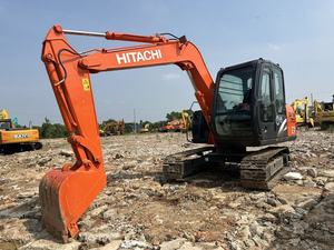 Miniexcavadora HITACHI ZX70 usada, excavadora de 7 toneladas, 1 año de garantía, llave móvil pequeña sobre orugas, incluido el cojinete de engranaje de la bomba del Motor - Product Image 2
