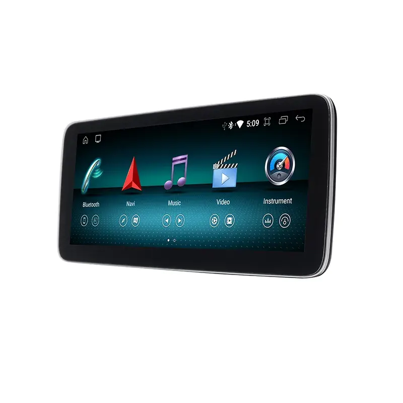Video mobil Android 11 baru 12.3 "pemutar audio radio dvd Mobil untuk stereo mobil e-class Coupe W207 2010 hingga 2012