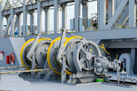 Applicable au treuil d'amarrage hydraulique à double tambour 20T en polyester ou en polyamide