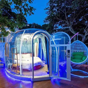 Domo Geodésico para Glamping, Hotel de Tienda de Campaña para Uso en Exteriores, Iglú de Policarbonato y Aluminio con Diseño Ecológico - Product Image 4