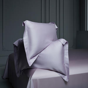 ชุดสี่ชิ้นผ้าฝ้ายสีทึบ60 100% กันไรฝุ่นกัน300TC ป้องกันผิวเป็นมิตรกับผิวระบายอากาศผ้าปูที่นอนที่คลุมง่าย odm/OEM - Product Image 4