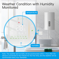 Contrôleur de température Programmable via wi-fi, commutateur de Thermostat pour maison intelligente, chauffage au sol, économie d'énergie