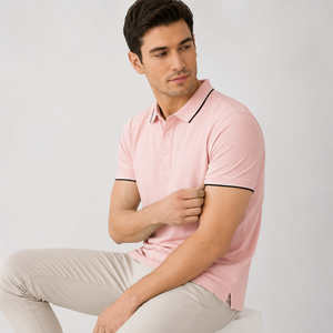 Fabricant de Conception Personnalisée OEM ODM, Impression en Gros de Qualité Supérieure pour Polos Classiques en Coton Modal avec Motifs pour Hommes - Product Image 2