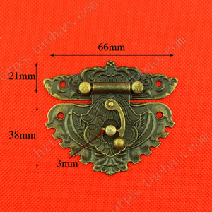 Box Buckle Zinc Alloy 66x38mm Keyless Traditional Wooden Box <b>Lock</b> Furniture <b>Lock</b> Medium Size - Product Image 1