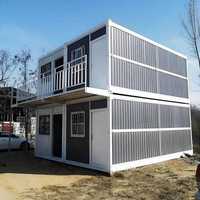 Maison préfabriquée mobile pliable de 20 pieds en acier, conteneur modulaire, dortoirs temporaires, bureaux, écoles, ateliers