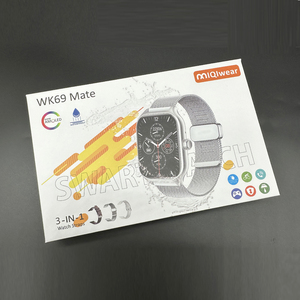 สมาร์ทวอทช์ WK69 Mate Smart สำหรับผู้หญิง ตรวจวัดความดันโลหิต นาฬิกาอัจฉริยะกันน้ำ IP68 พร้อมสาย 3 เส้น - Product Image 6