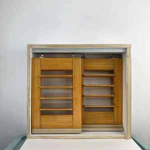 Obturateur à chenilles à installation intégrée de tous les jours avec guide inférieur en bois Pas besoin de percer de trou sur le sol - Product Image 4