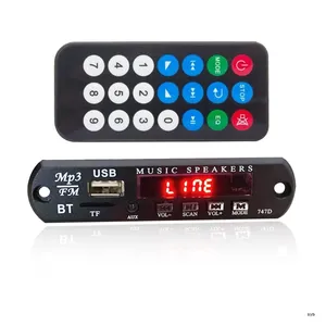 Blue-t0oth MP3 çözme kurulu 5V ve 12V kayıpsız araba ses anfisi modifiye Blue-t0oth 5.0 dekoder devre