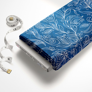 Cảm giác mềm mại may vải tự làm in bông vải tự do bông Tana cỏ hoa - Product Image 2