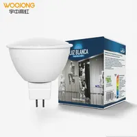 Woojong נמוך מחיר באיכות גבוהה LED ספוט MR16 7w gu10 gu5.3 downlight עם עדשה