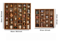 Étagère murale en bois pour tasses à café, porte-tasses artisanal, support de rangement rustique pour station café de cuisine, arbre à tasses écologique