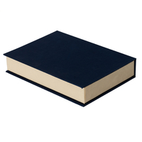 Caja Rígida de Cartón con Tapa Magnética Azul Marino, Personalizable con Logotipo del Fabricante, Caja de Regalo de Lujo para Chocolates y Dulces