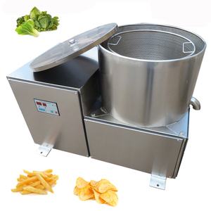 Machine pour enlever l'huile des chips Machine de déshydratation centrifuge de légumes Machine de retrait d'huile pour aliments frits - Product Image 1