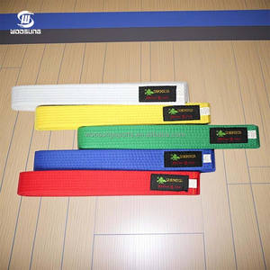 Woosung en kaliteli özelleştirilmiş dövüş sanatları kemerler özel renkler Karate Judo kemer tekvando kemerleri - Product Image 4