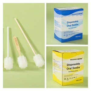 Tamponi di spugna orale monouso dentale per la cura orale con bocca monouso spugna testa materiale più pulito strumenti per la pulizia dei denti - Product Image 3