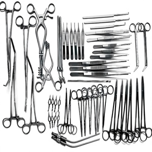 Juego de Instrumentos Quirúrgicos Vasculares PISSCO, Juego de Instrumentos para Cirugía Cardiovascular, 52 Piezas - Product Image 1