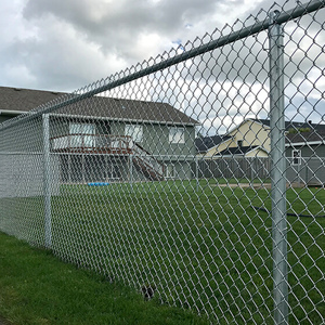 Recinzione a Maglie Concatenate Zincata da 6 Piedi Facile da Montare, Utilizzata per Recinzioni Scolastiche - Product Image 2