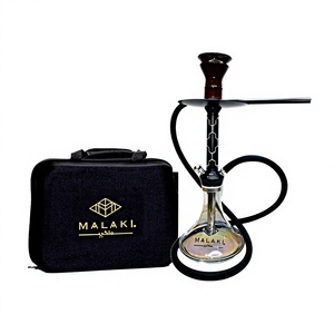 Set de Cachimba de Viaje Mini de Aluminio Malaki, Edición Cromada Plateada, Venta al Por Mayor - Product Image 1