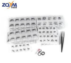 ZQYM 555 adet dizel yakıt enjektörü yedek parça şimler kitleri <span class=keywords><strong>Bosch</strong></span> Denso enjektör için conta paslanmaz çelik şimler ayarlama - Product Image 4