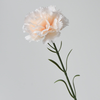 Vente en gros de tiges de fleurs de carnations artificielles pour la décoration