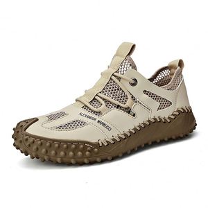 Large Size Comfortable Men's Sneakers Hiking Leather <b>Sandals</b> Non-slip Fishing Dress Man Closed Toe <b>Sandal</b> - Product Image 3