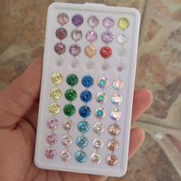 Pierre en zircone cubique taillée en forme de feu d'artifice, pierres CZ colorées, zircone synthétique pour la fabrication de bijoux, bagues et pendentifs