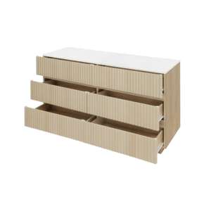 <span class=keywords><strong>Commode</strong></span> <span class=keywords><strong>double</strong></span> moderne à 6 tiroirs avec organisateur de tiroirs à LED Rangement en acier inoxydable pour chambre à coucher Salon Directement de l'usine - Product Image 3