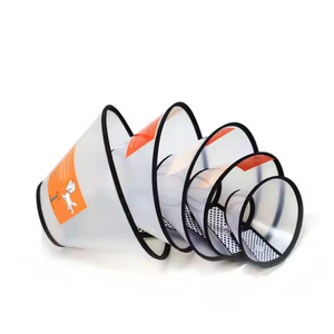 <span class=keywords><strong>Collar</strong></span> electrónico de plástico ajustable para gatos, perros, estilo clásico, conos isabelinos, cuello antimordedura para mascotas, piel para recuperación postoperatoria - Product Image 5