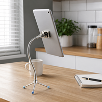 Bras flexible col de cygne pour lampe LED, tube métallique flexible pour lampes de bureau