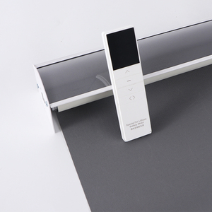 Duya điện rèm cuốn biểu tượng tùy chỉnh dự án văn phòng graffiti lift-loại thông minh dù để che nắng rèm cửa dọc tùy chỉnh logo - Product Image 2