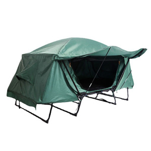 Luxury 2 Person Elevated Camping <strong>Cot</strong> Tent - Off-the-Ground Waterproof Fishing Tent - <strong>Double</strong> Layer Folding Portable Tent <strong>Cot</strong> - Product Image 5