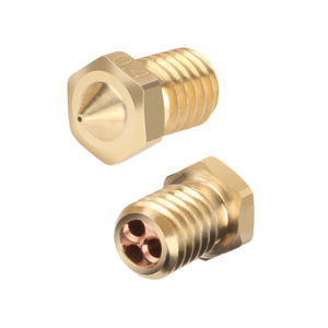 Boquilla para Impresora 3D Lianzao, 0.4mm, Latón, E3D V6, Tres Orificios, Alto Flujo, Filamento de 1.75mm - Product Image 4