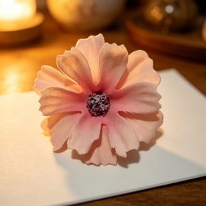 Fleurs artificielles en soie pour DIY, matériaux pour couronnes faites à la main, fleurs à six pétales, décorations de mariage, fleurs pour coiffes d'opéra - Product Image 3