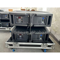 Sistema de Sonido para Exteriores HDL30A HDL38AS con Arreglo de Altavoces Dobles de 10 Pulgadas y Subwoofer Único de 18 Pulgadas, Módulo Amplificador de 500W y Panel de Aluminio