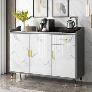 <span class=keywords><strong>Buffet</strong></span> moderne de luxe, design simple, meuble de salon, vente en gros de meubles de rangement blancs bon marché - Product Image 2