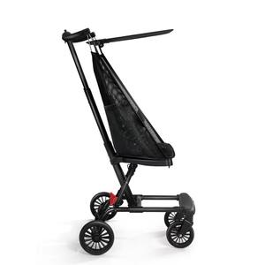 Cochecito de Bebé V11 de Cuatro Ruedas, Capacidad de Carga de 15 kg, Plegable en Una Sola Pieza, Malla Negra y Verde - Product Image 2