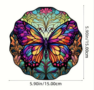 Pendurador de sol acrílico para decoração de férias de quarto, janela de vidro para a mamãe e avó, estampado - Product Image 5