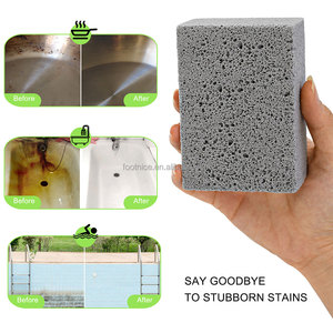 NOUVEAU Pierre ponce écologique pour le nettoyage du verre et des surfaces en mousse, mini brique grise pour barbecue domestique - Product Image 4