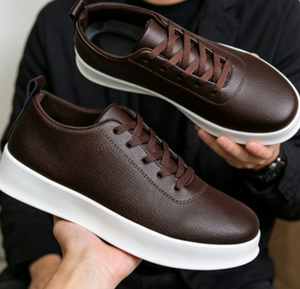 <span class=keywords><strong>Sneakers</strong></span> da Corsa alla Moda per Uomo, Scarpe in Pelle PU per Camminata Casual, Leggere con Suola EVA, Vendita all'Ingrosso Autunno Inverno - Product Image 1