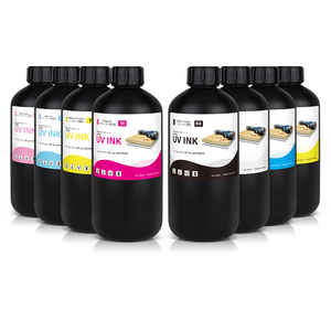 Winnerjet 1000ml mềm trung tính cứng LED <span class=keywords><strong>UV</strong></span> mực cho Epson xp600 tx800 i3200 dx5 DX7 L805 máy in đầu in <span class=keywords><strong>UV</strong></span> mực máy in - Product Image 1