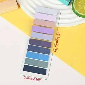 10 Juegos de Etiquetas de Índice de Colores Morandi, Notas Adhesivas Escribibles, Marcadores de Páginas para Cuadernos, Agendas y Papelería - Product Image 2