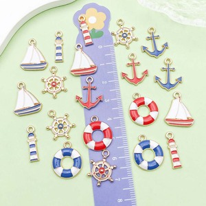 จี้รูปสมอเรือ ซีรีส์ Nautical Anchor ผลิตจากโลหะผสมสังกะสี ขนาดกลาง เหมาะสำหรับทำเครื่องประดับ DIY - Product Image 3